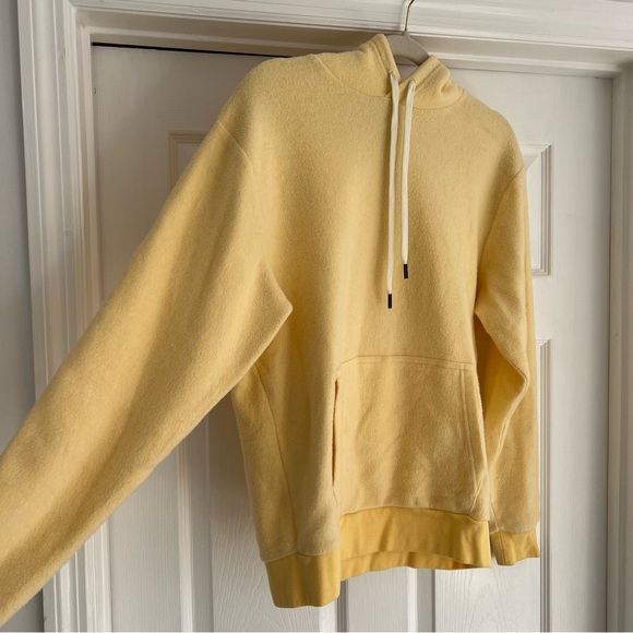 FEAT Yellow Fleece Blanket Blend Hoodie Unisex Fit S - Picture 5 of 12